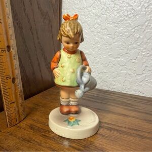 1957-1963 Vintage Figurine of Girl with Watering Can